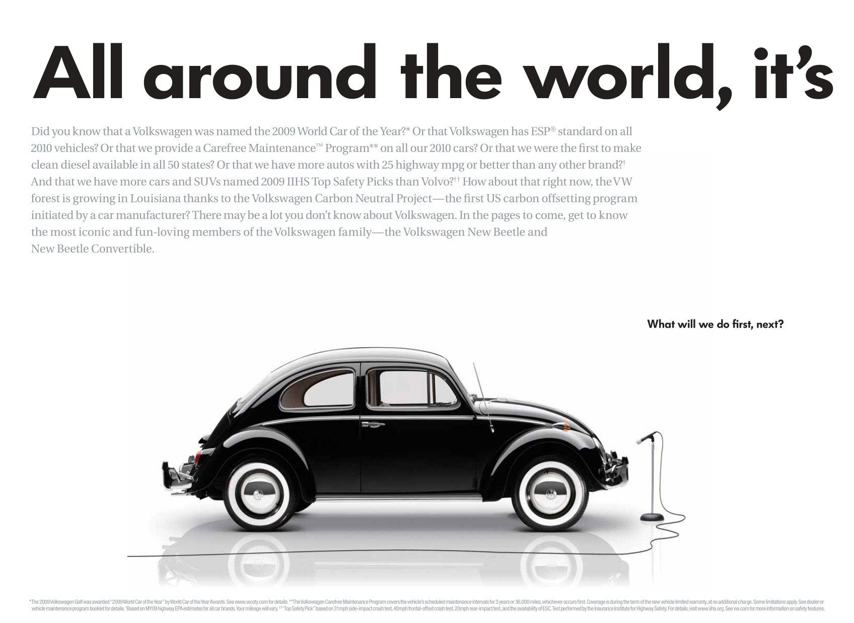 2010 VW Beetle Brochure Page 9